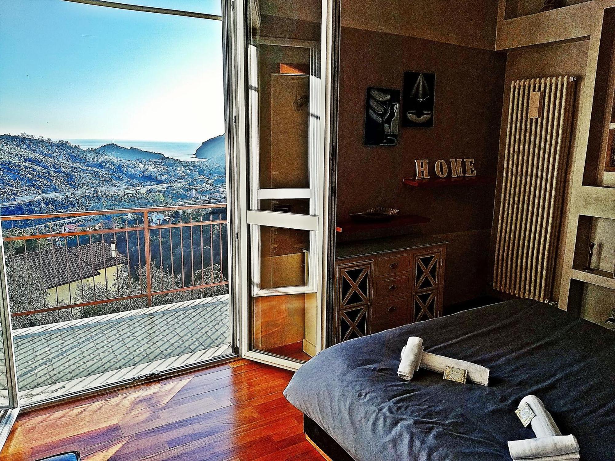 Ferienwohnung The Sea From The Hills Casarza Ligure Exterior foto